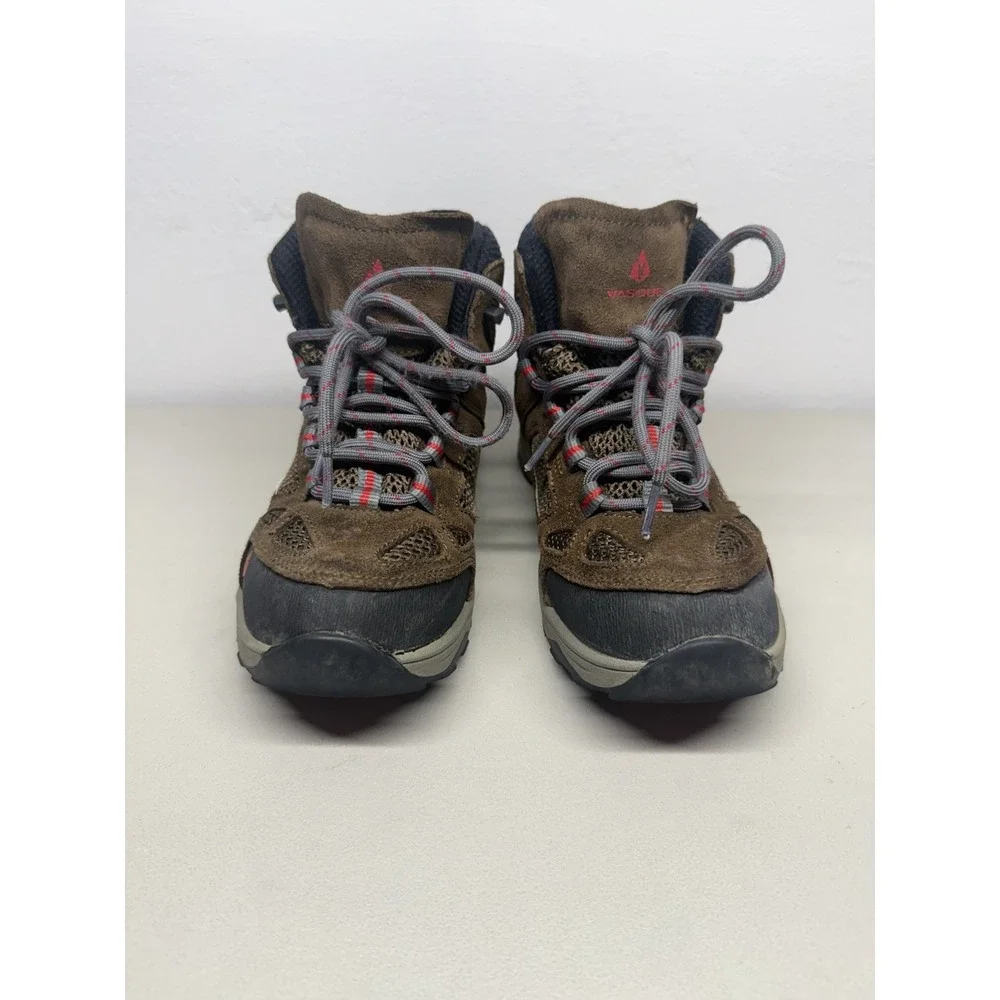 Vasque Breeze III UltraDry Waterproof High Hiking Boots Brown Leather Kids 3